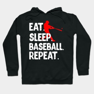 Eat Sleep Baseball Repeat Hoodie